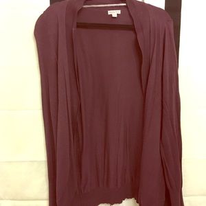 Dark purple cardigan